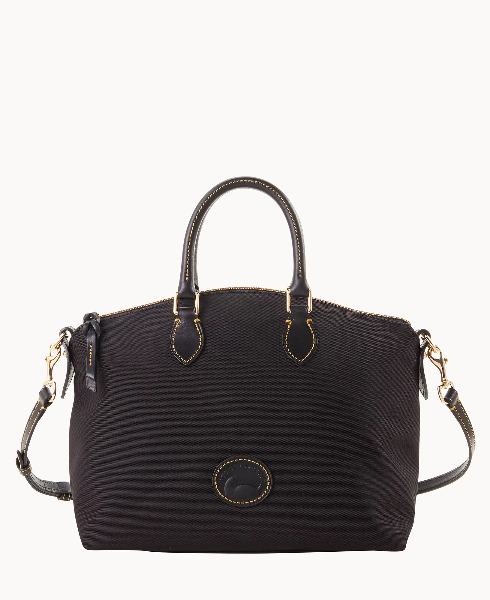 Nylon Satchel Khaki 13 Nylon Satchel Khaki - Image 11