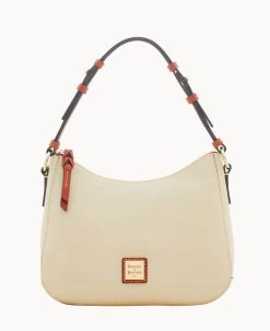 Pebble Grain Small Kiley Hobo Bone -Online Sale Dooney & Bourke B1690G AWBOPATN 1