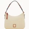 Pebble Grain Small Kiley Hobo Bone -Online Sale Dooney & Bourke B1690G AWBOPATN