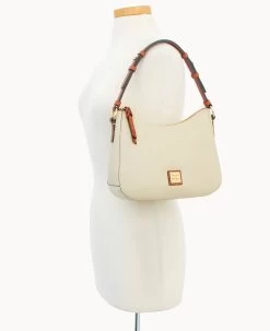 Pebble Grain Small Kiley Hobo Bone -Online Sale Dooney & Bourke B1690G AWBOPATN ALT4 1