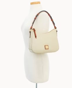 Pebble Grain Small Kiley Hobo Bone -Online Sale Dooney & Bourke B1690G AWBOPATN ALT4