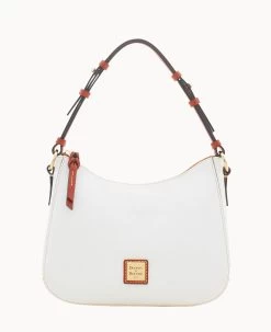 Pebble Grain Small Kiley Hobo Bone -Online Sale Dooney & Bourke B1690G AWWHPATN