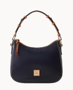 Wexford Leather Small Kiley Hobo Midnight Blue -Online Sale Dooney & Bourke B1690G JKMDPANA 2