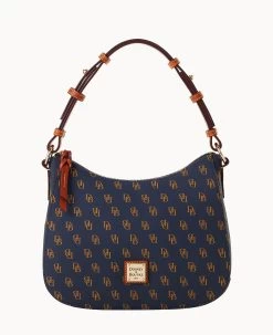 Gretta Small Kiley Hobo Navy -Online Sale Dooney & Bourke B1690G NGNVPATN 2