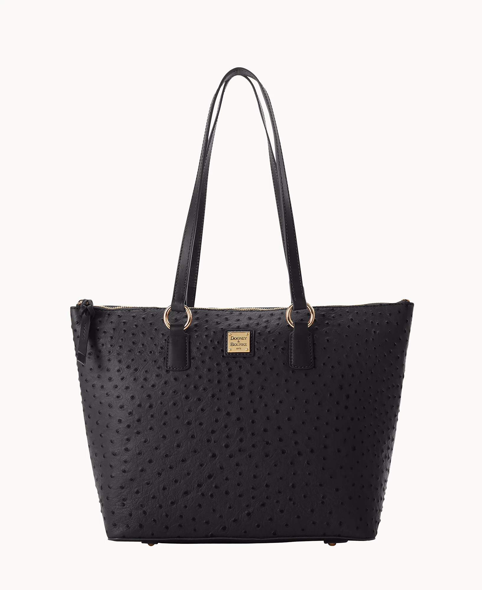 Ostrich Wren Tote Black 15 Ostrich Wren Tote Black - Image 13