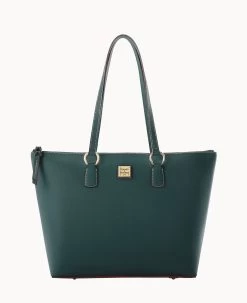 Saffiano Wren Zip Top Marine -Online Sale Dooney & Bourke B1694G SIIVSIIV