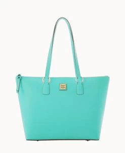 Saffiano Wren Zip Top Marine -Online Sale Dooney & Bourke B1694G SIMISIMI