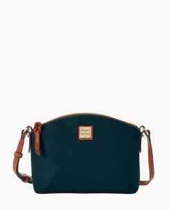 Pebble Grain Suki Crossbody Midnight Blue -Online Sale Dooney & Bourke B1696G AWBLPATN