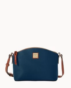 Pebble Grain Suki Crossbody Midnight Blue -Online Sale Dooney & Bourke B1696G AWMDPATN 1