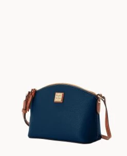 Pebble Grain Suki Crossbody Midnight Blue -Online Sale Dooney & Bourke B1696G AWMDPATN ALT1 1