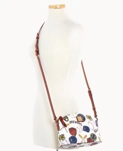 MLB Brewers Suki Crossbody BREWERS 22 MLB Brewers Suki Crossbody BREWERS -Online Sale Dooney & Bourke B1696G QUMWPATNBRWS ALT4 1