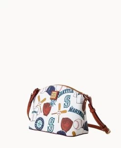 MLB Mariners Suki Crossbody MARINERS 19 MLB Mariners Suki Crossbody MARINERS -Online Sale Dooney & Bourke B1696G QUMWPATNMRNR ALT1 1