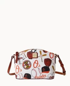 MLB Orioles Suki Crossbody ORIOLES -Online Sale Dooney & Bourke B1696G QUMWPATNORLS 1