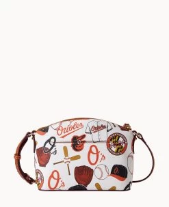 MLB Orioles Suki Crossbody ORIOLES -Online Sale Dooney & Bourke B1696G QUMWPATNORLS ALT3