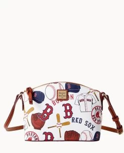 MLB Red Sox Suki Crossbody RED SOX 18 MLB Red Sox Suki Crossbody RED SOX -Online Sale Dooney & Bourke B1696G QUMWPATNRDSX 1