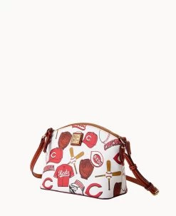 MLB Reds Suki Crossbody REDS -Online Sale Dooney & Bourke B1696G QUMWPATNREDS ALT1 1