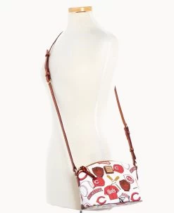 MLB Reds Suki Crossbody REDS -Online Sale Dooney & Bourke B1696G QUMWPATNREDS ALT4