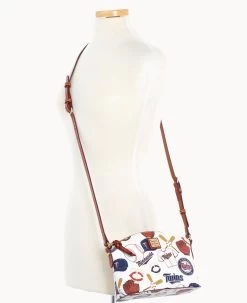 MLB Twins Suki Crossbody TWINS -Online Sale Dooney & Bourke B1696G QUMWPATNTWNS ALT4 1
