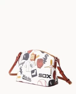MLB White Sox Suki Crossbody WHITE SOX -Online Sale Dooney & Bourke B1696G QUMWPATNWHSX ALT1 1