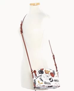 MLB White Sox Suki Crossbody WHITE SOX -Online Sale Dooney & Bourke B1696G QUMWPATNWHSX ALT4 1