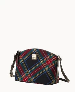 Tartan Suki Crossbody Black 20 Tartan Suki Crossbody Black -Online Sale Dooney & Bourke B1696G TTBLPABL ALT1