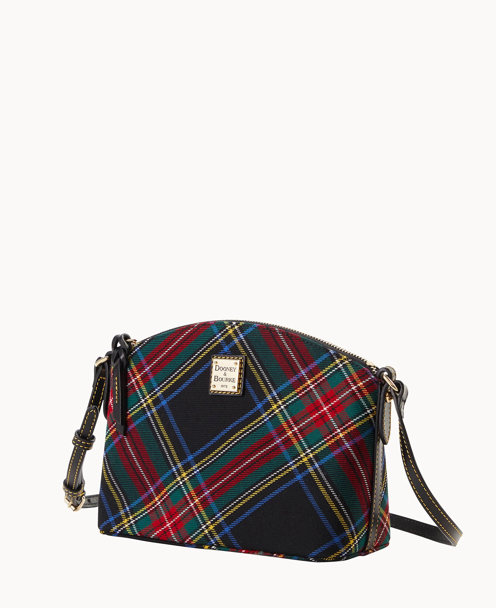 Tartan Suki Crossbody Black 5 Tartan Suki Crossbody Black - Image 3