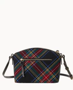 Tartan Suki Crossbody Black 22 Tartan Suki Crossbody Black -Online Sale Dooney & Bourke B1696G TTBLPABL ALT3