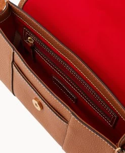 Pebble Grain Casey Crossbody Caramel -Online Sale Dooney & Bourke B1711G AWCAPATN ALT2