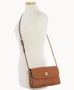 Pebble Grain Casey Crossbody Caramel -Online Sale Dooney & Bourke B1711G AWCAPATN ALT4 1