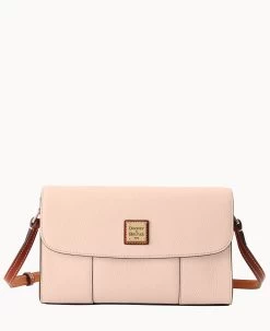 Pebble Grain Casey Crossbody Caramel -Online Sale Dooney & Bourke B1711G AWZLPATN