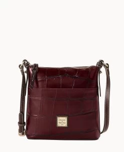 Denison Letter Carrier Bordeaux -Online Sale Dooney & Bourke B1725G 8DBXPABM 2