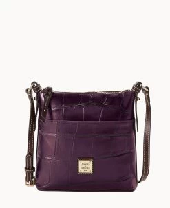 Denison Letter Carrier Bordeaux -Online Sale Dooney & Bourke B1725G 8DXPPABM