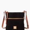 Suede Letter Carrier Black