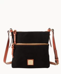 Suede Letter Carrier Black