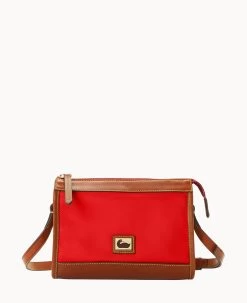 Wayfarer Zip Crossbody Red