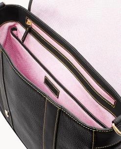 Pebble Grain Hunter Messenger Black -Online Sale Dooney & Bourke B1762G P1BLPABL ALT2