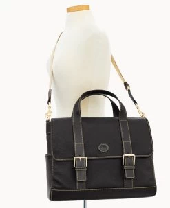 Pebble Grain Hunter Messenger Black -Online Sale Dooney & Bourke B1762G P1BLPABL ALT4 1