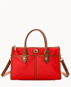 Wayfarer Satchel Red -Online Sale Dooney & Bourke B1775G WWRDLSKR 2