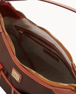 Pebble Grain Zip Hobo Brown Tmoro -Online Sale Dooney & Bourke B1782G AWBMPATNLING ALT2 1