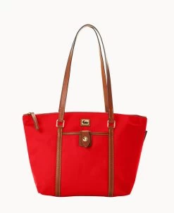 Wayfarer Zip Tote Red 38 Wayfarer Zip Tote Red -Online Sale Dooney & Bourke B1783G WWRDLSKR 2