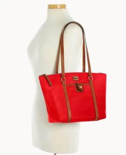 Wayfarer Zip Tote Red 26 Wayfarer Zip Tote Red -Online Sale Dooney & Bourke B1783G WWRDLSKR ALT4