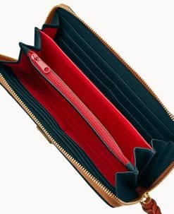 Pebble Grain Large Zip Around Wristlet Crossbody Black 29 Pebble Grain Large Zip Around Wristlet Crossbody Black -Online Sale Dooney & Bourke B1792G AWBLPATN ALT2 1