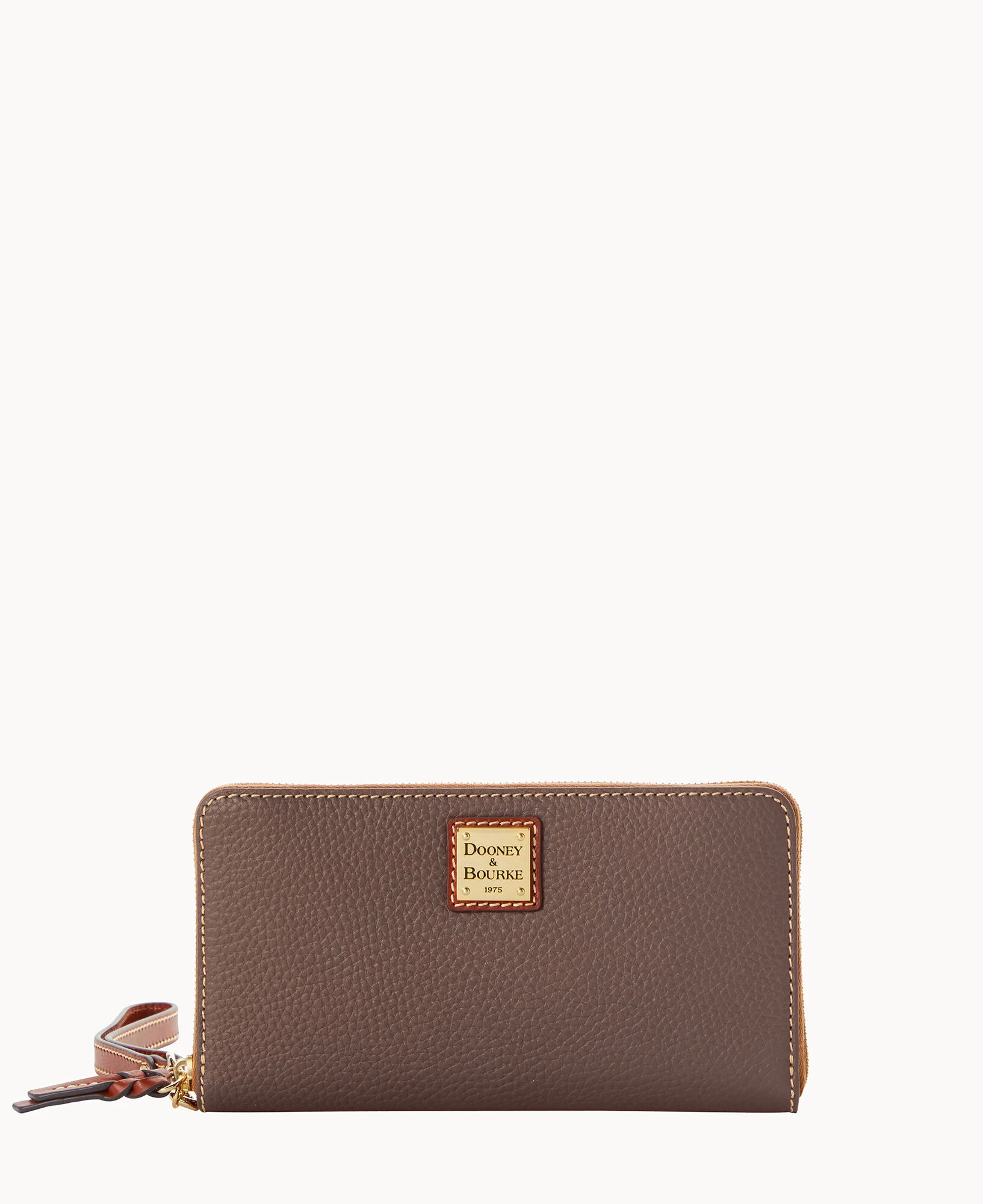 Pebble Grain Large Zip Around Wristlet Crossbody Black 13 Pebble Grain Large Zip Around Wristlet Crossbody Black - Image 11