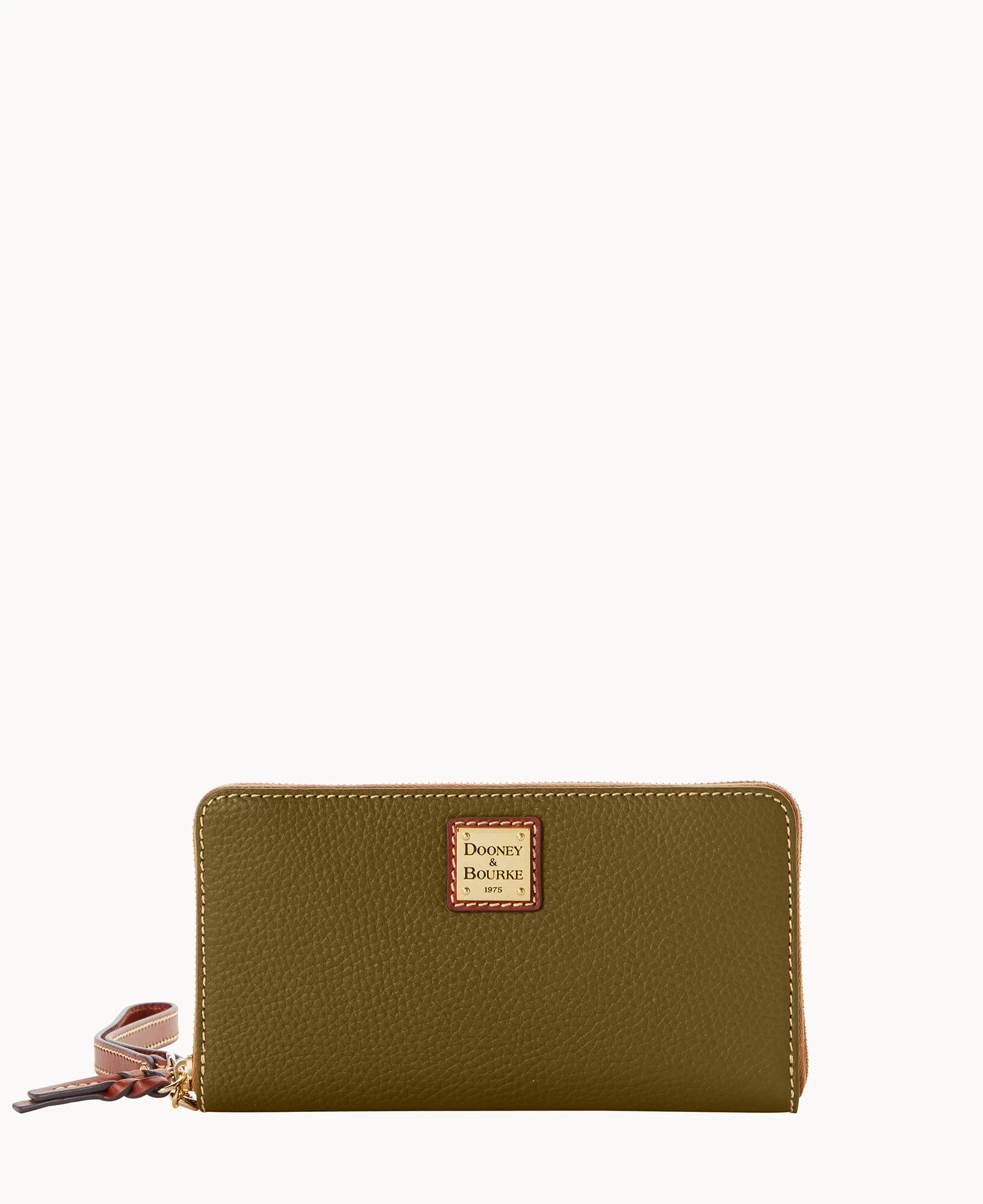 Pebble Grain Large Zip Around Wristlet Crossbody Black 14 Pebble Grain Large Zip Around Wristlet Crossbody Black - Image 12