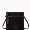 Nylon Double Zip Tassel Crossbody Black Black -Online Sale Dooney & Bourke B1795G INBLPABL