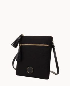 Nylon Double Zip Tassel Crossbody Black Black -Online Sale Dooney & Bourke B1795G INBLPABL ALT1 1