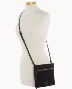 Nylon Double Zip Tassel Crossbody Black Black -Online Sale Dooney & Bourke B1795G INBLPABL ALT4 1