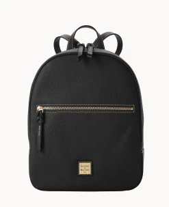 Pebble Grain Ronnie Backpack Black 34 Pebble Grain Ronnie Backpack Black -Online Sale Dooney & Bourke B1797G AWBLPABL