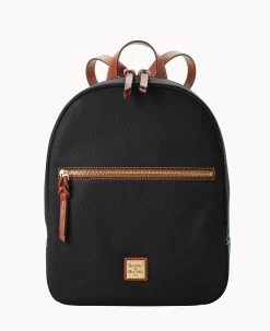 Pebble Grain Ronnie Backpack Black 30 Pebble Grain Ronnie Backpack Black -Online Sale Dooney & Bourke B1797G AWBLPATN 2