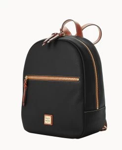 Pebble Grain Ronnie Backpack Black 27 Pebble Grain Ronnie Backpack Black -Online Sale Dooney & Bourke B1797G AWBLPATN ALT1 1